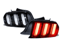 Renegade Euro Style Sequential Tail Lights-Gloss Black / Clear - CTRNG0636-GBC-6