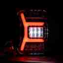 2018-2024 Jeep Gladiator JT LED Sequential Taillights - Gloss Black / Clear-7