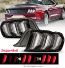 Renegade Led Sequential Tail Lights-Gloss Black / Clear - CTRNG0680-GBC-1