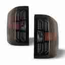 2014-2018 Chevrolet Silverado 1500 / 2015-2019 Silverado 2500HD 3500HD Taillights - Black / Smoke-3