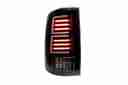 2009-2018 Dodge Ram 1500 2500 3500 / 2019-2023 Dodge Ram 1500 Sequential Classic Taillights - Gloss Black / Clear-4