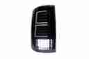 2009-2018 Dodge Ram 1500 2500 3500 / 2019-2023 Dodge Ram 1500 Sequential Classic Taillights - Gloss Black / Clear-6