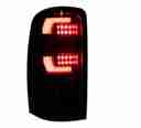 2000-2006 Chevy Suburban / Tahoe / GMC Yukon LED Taillights - Matte Black / Smoke-4