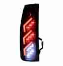 Chevrolet CK Blazer Suburban Tahoe, GMC Yukon, Cadillac Escalade LED Taillights - Black / Smoke-3