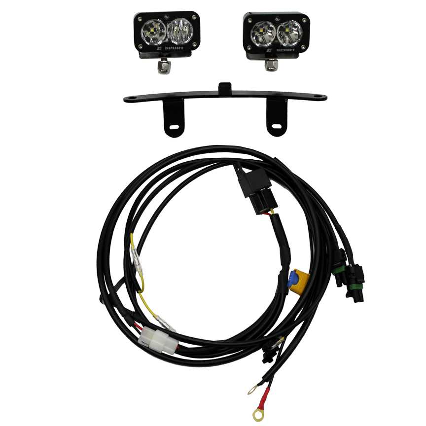 Baja Designs Honda Africa Twin Windscreen Mount Kit Sportsmen Baja Designs - 447029