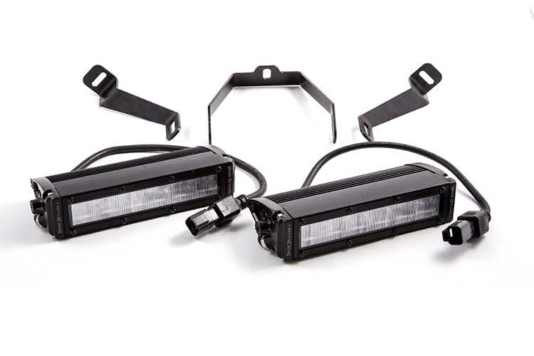 Diode Dynamics - SS6 LED Lightbar Kit for 2015-2017 Subaru WRX/STi, White Driving - DD6008