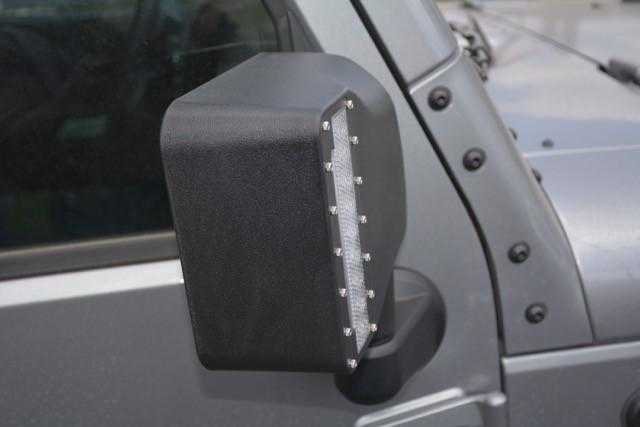 DV8 2007-2018 Jeep JK LED Mirror Covers - BCME27W3W