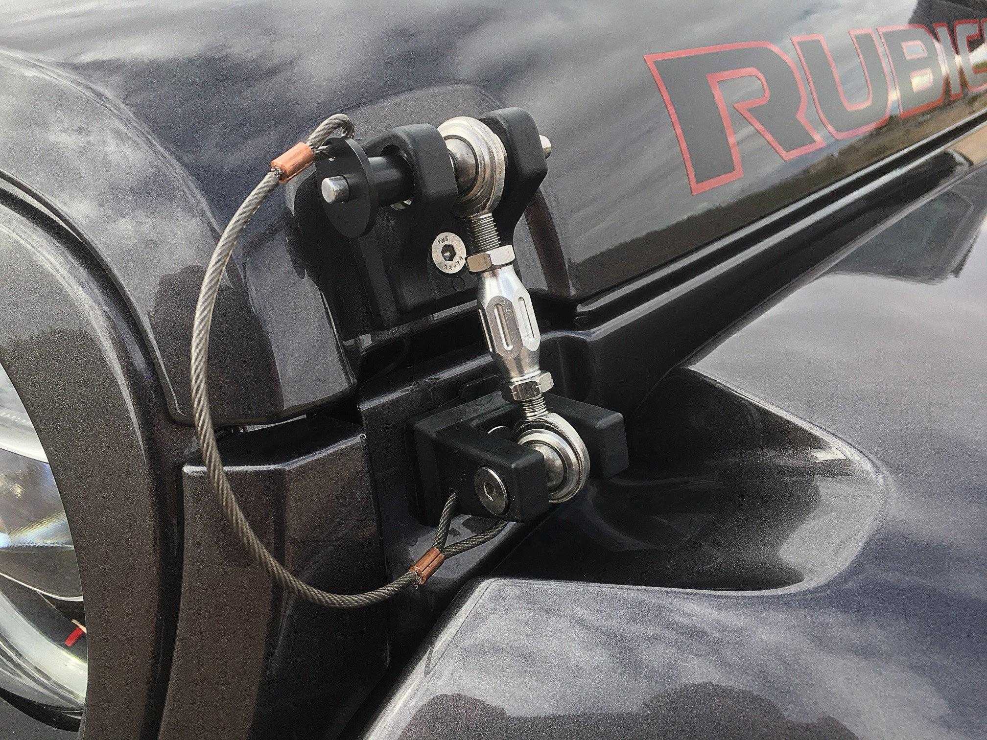 DV8 2018-2024 Jeep JL & 2020-2024 JT Hood Hold Down - D-JL-190001-K