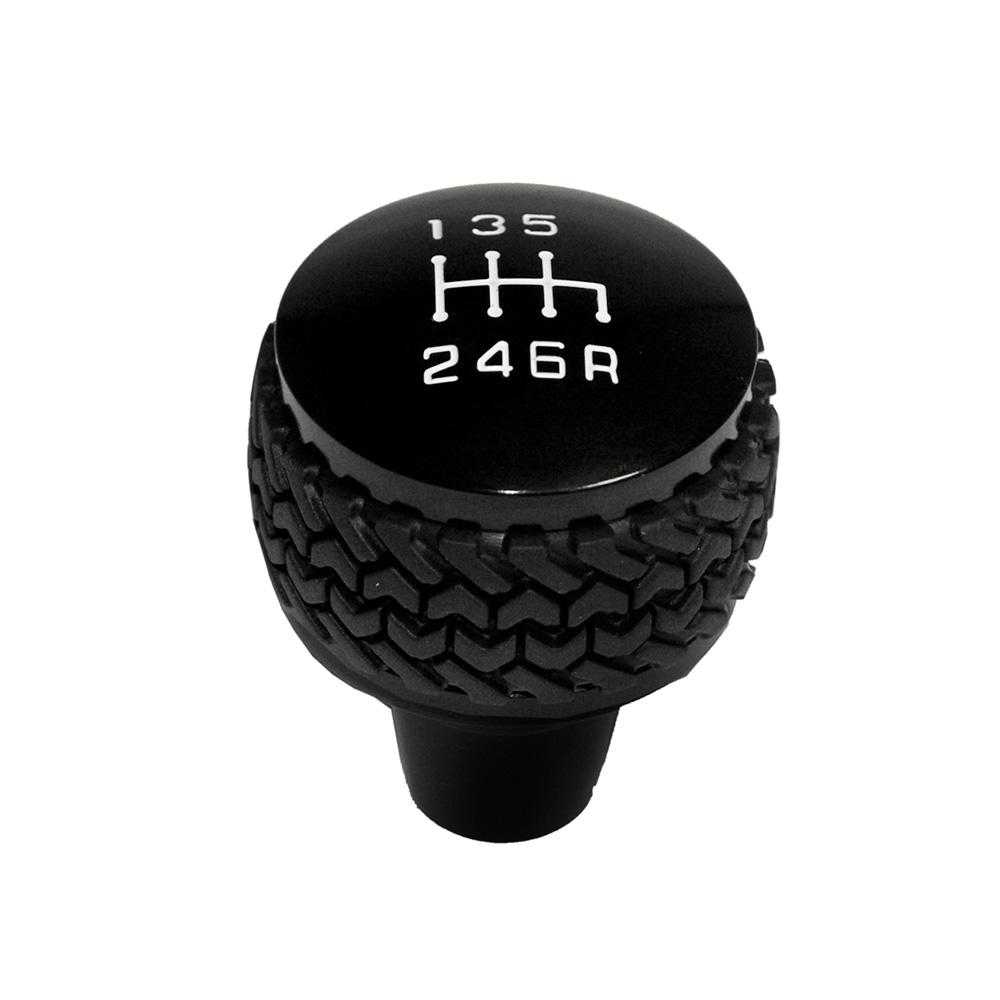 DV8 2011-2018 Jeep JK 6-Speed Shift Knob | Black - D-JP-181112-BK