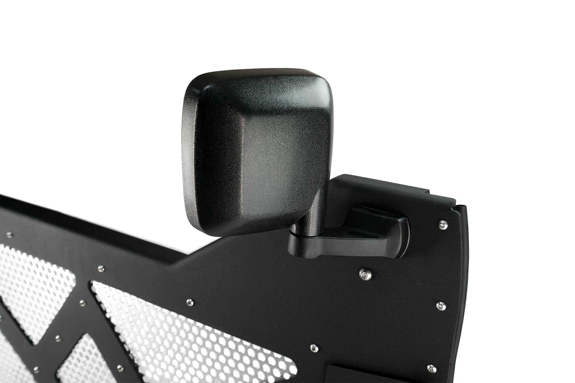 DV8 2018-2024 Jeep JL & 2020-2024 JT Rear Half-Doors with Aluminum Mesh - HDJL-01R