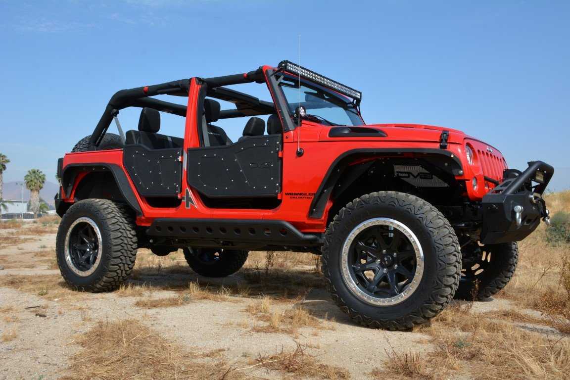 DV8 2007-2018 Jeep Wrangler JK Front Rock Doors - RDSTTB-01F