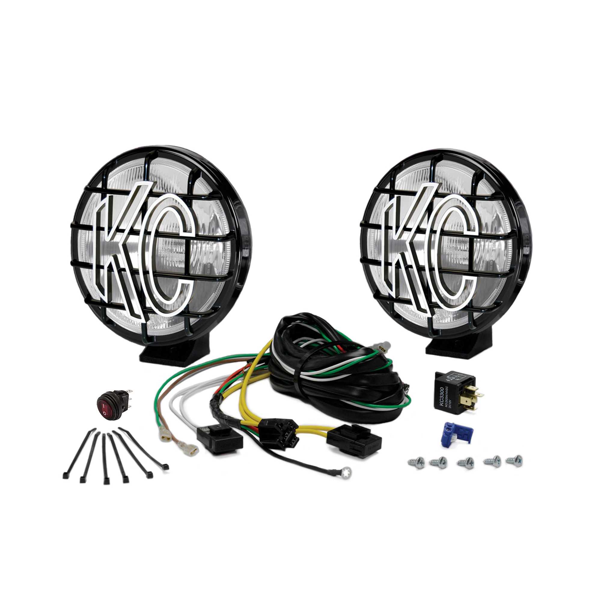 KC HiLiTES 6 in Apollo Pro Halogen - 2-Light System - 100W Fog Beam - 152