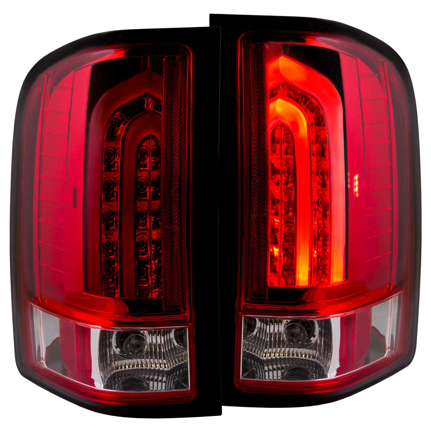 LED TAIL LIGHTS RED/CLEAR