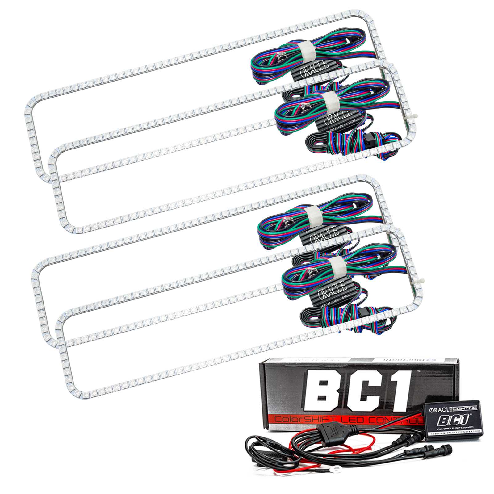 ORACLE Lighting 1996-1999 GMC Suburban LED Headlight Dual Halo Kit - 2284-335