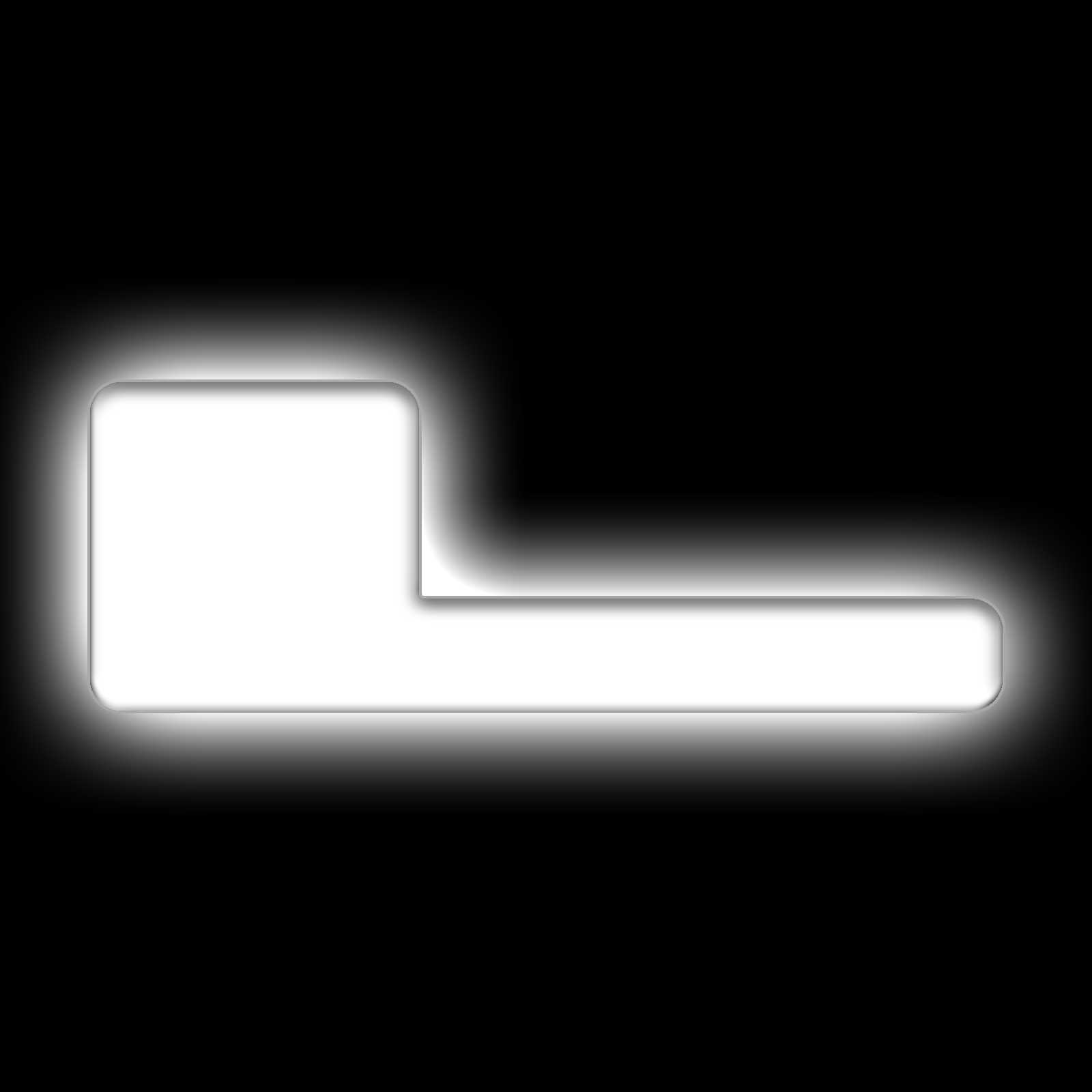 Universal Illuminated LED Letter Badges - White LED