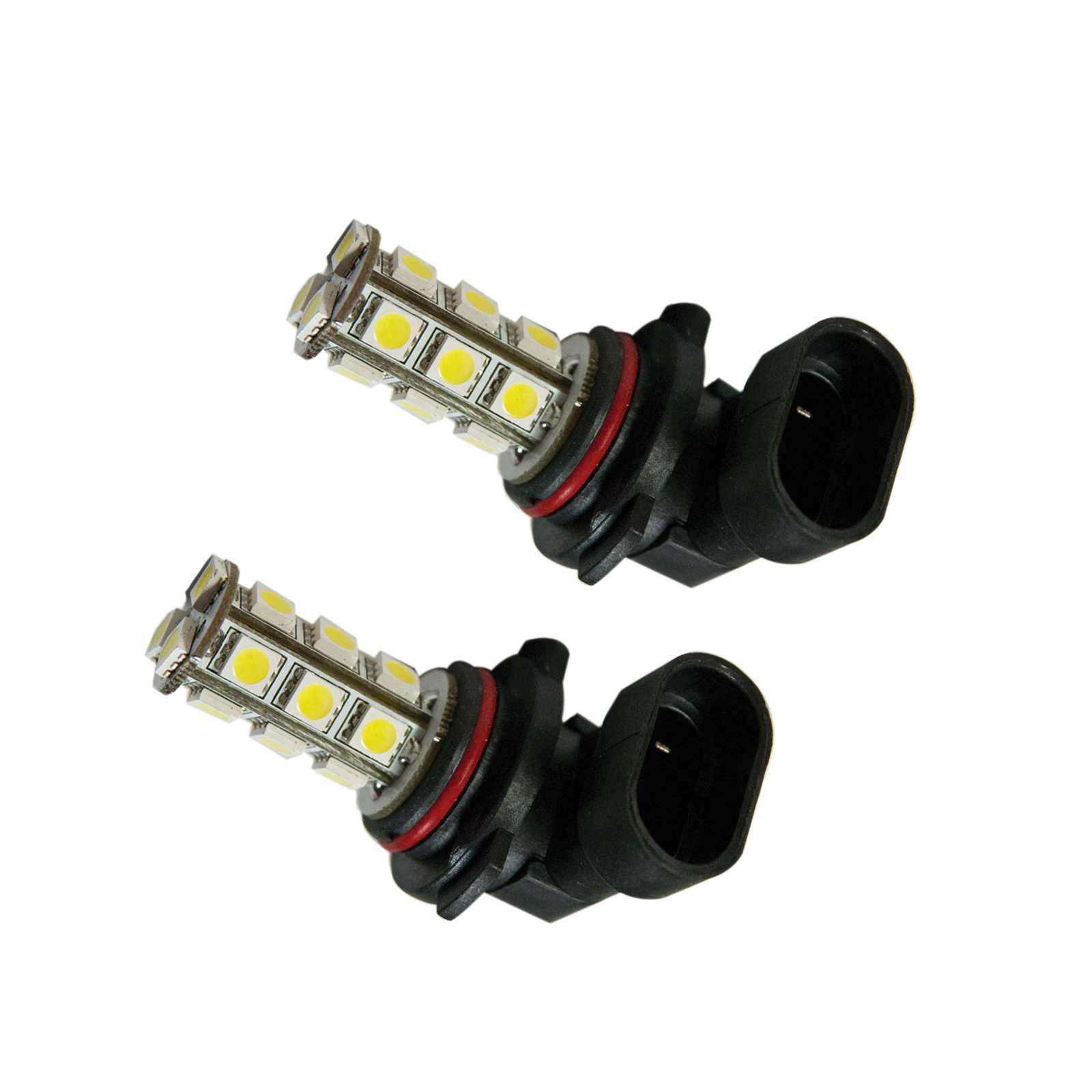 9006 18 LED Bulbs (Pair) - White