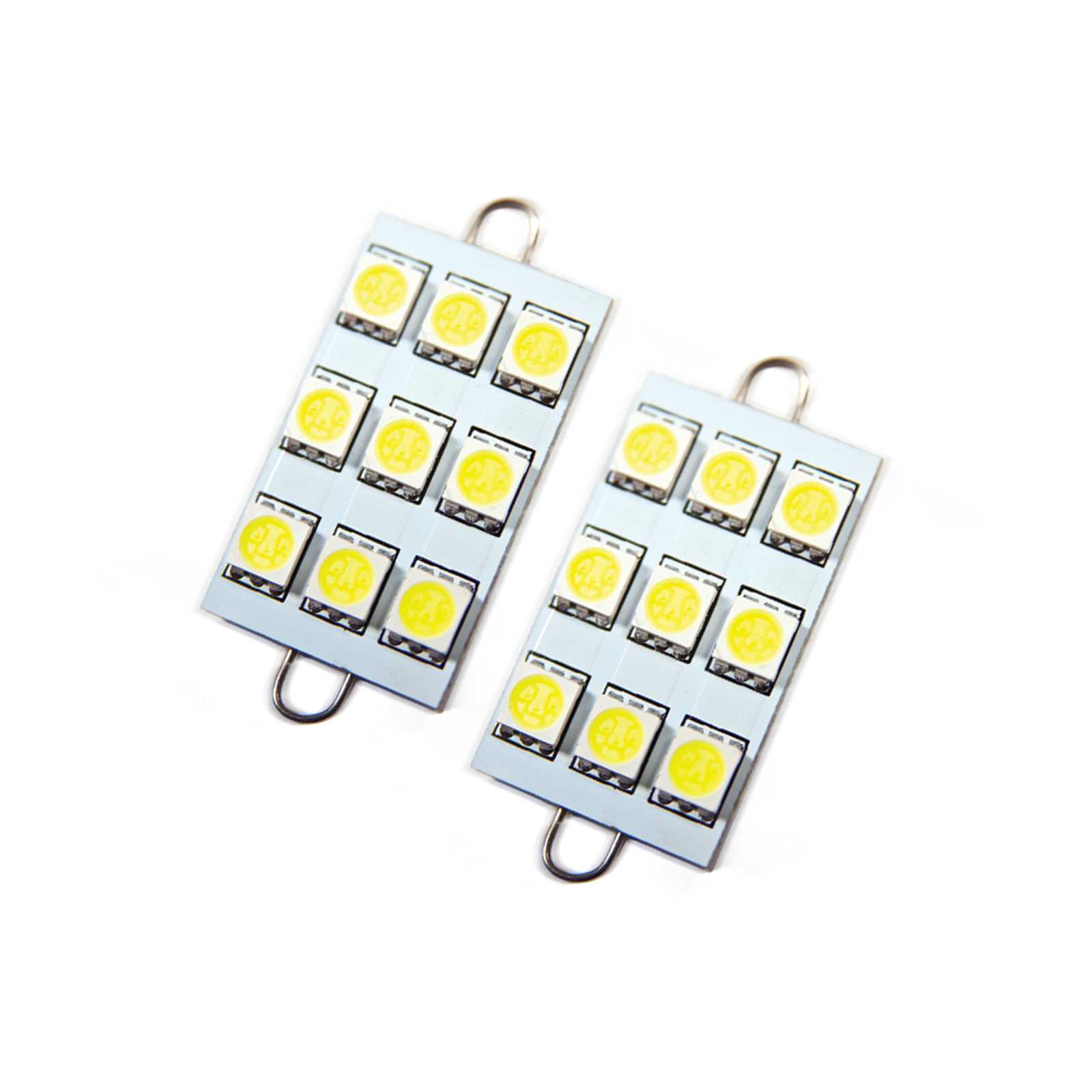 44MM 6 LED 3 Chip - Loop Festoon Bulbs (Pair)