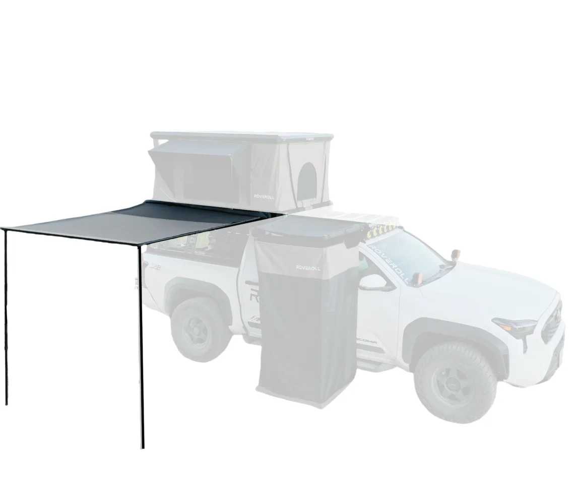 SIDE AWNING - 7.5'X6.5' - PLUS - ANNEX SIDE ROOM - 7.5'X6.5' - BLACK COVER - AW010