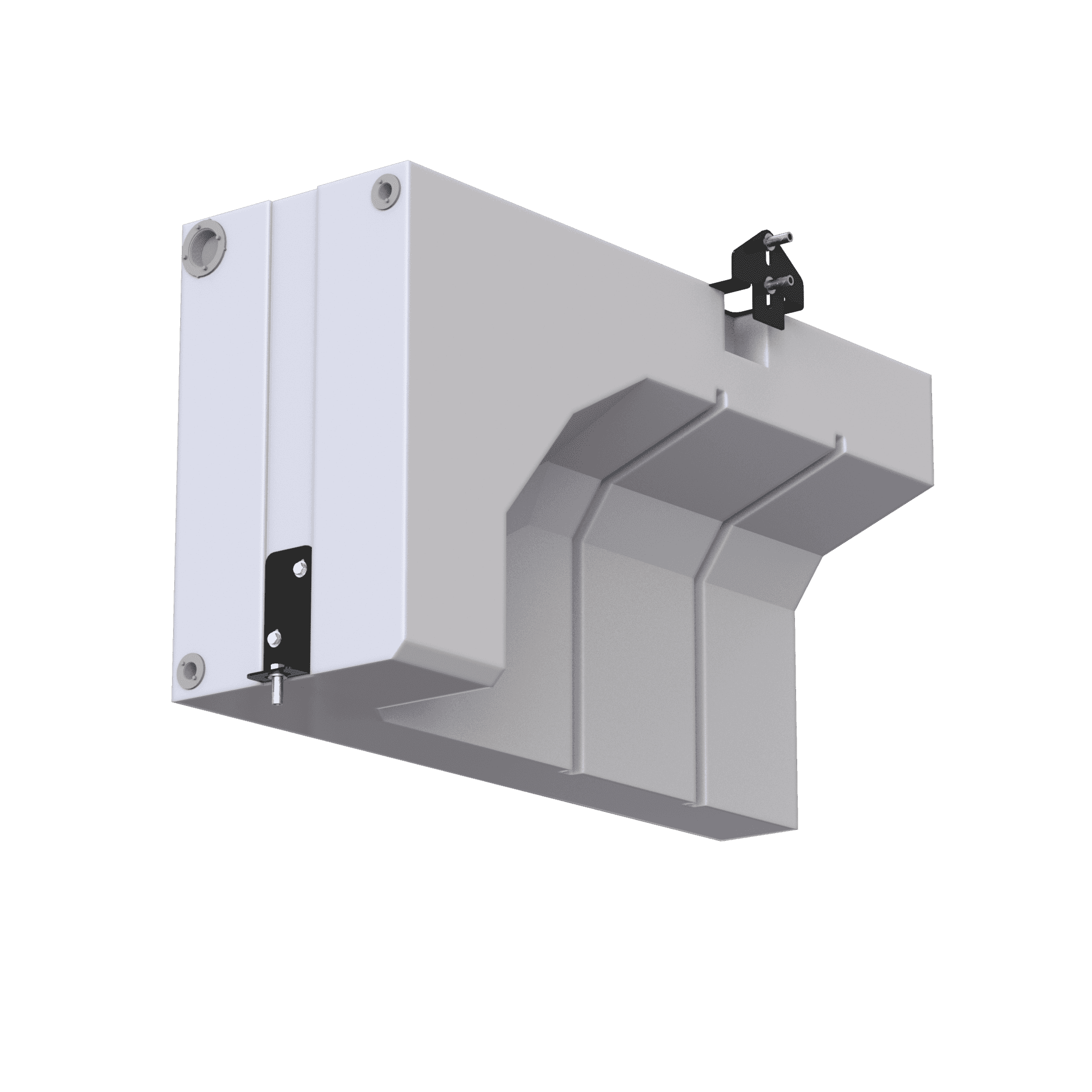 34 GALLON WHEEL WELL WATER TANK (PASSENGER SIDE) FOR 2013-2024 DODGE / RAM PROMASTER 1500, 2500, 3500 136", 159" AND 159" EXT