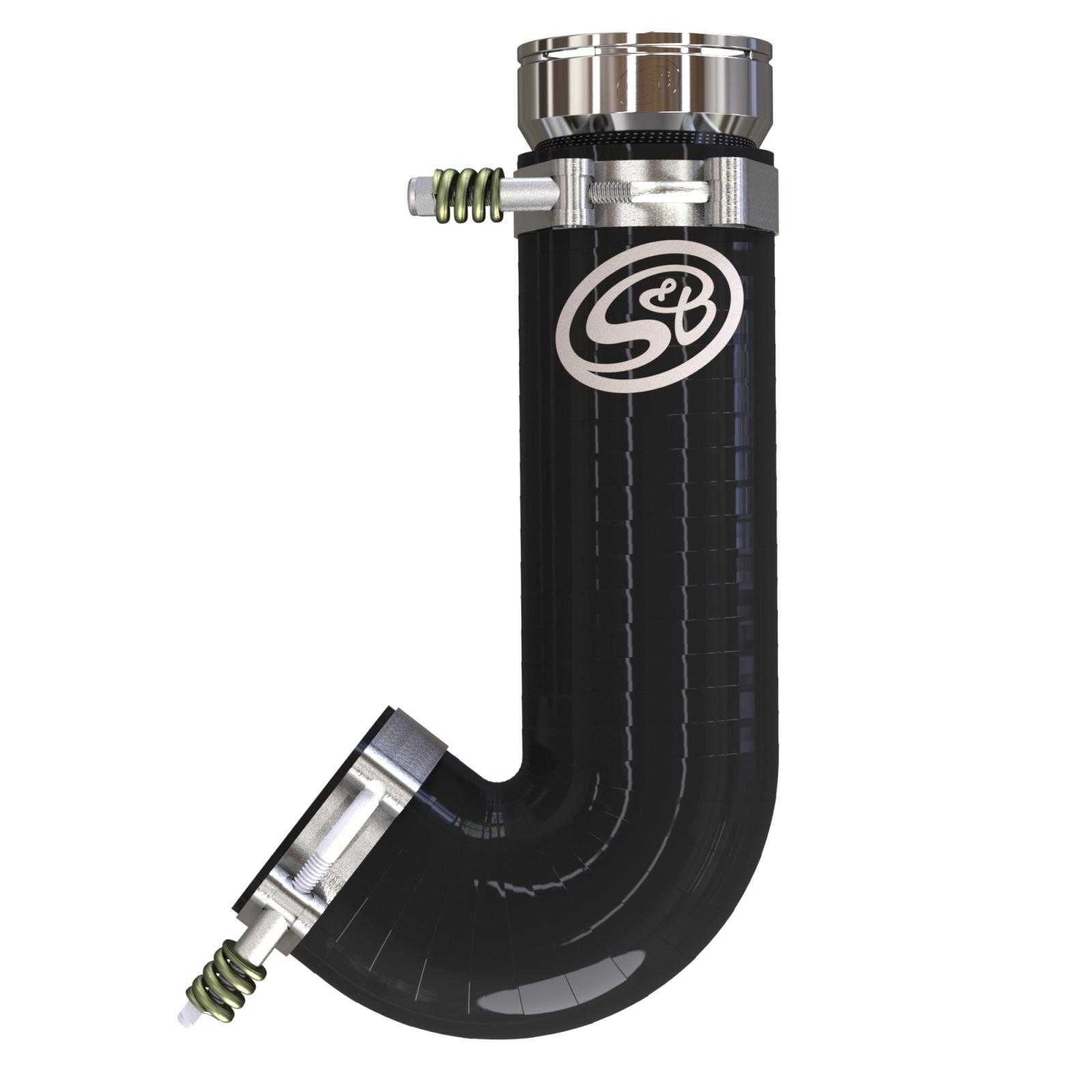 S&B  Hot Side Intercooler Pipe for 21-22 Silverado/Sierra 1500 Duramax 3.0L - 83-1003