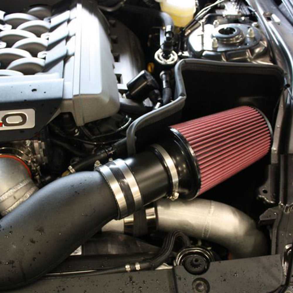 S&B JLT Blow Through Intake Dry Filter 2015-2020 Mustang GT with Paxton or Vortech Supercharger Tuning Required  - JLTAB-FMGPV-15D
