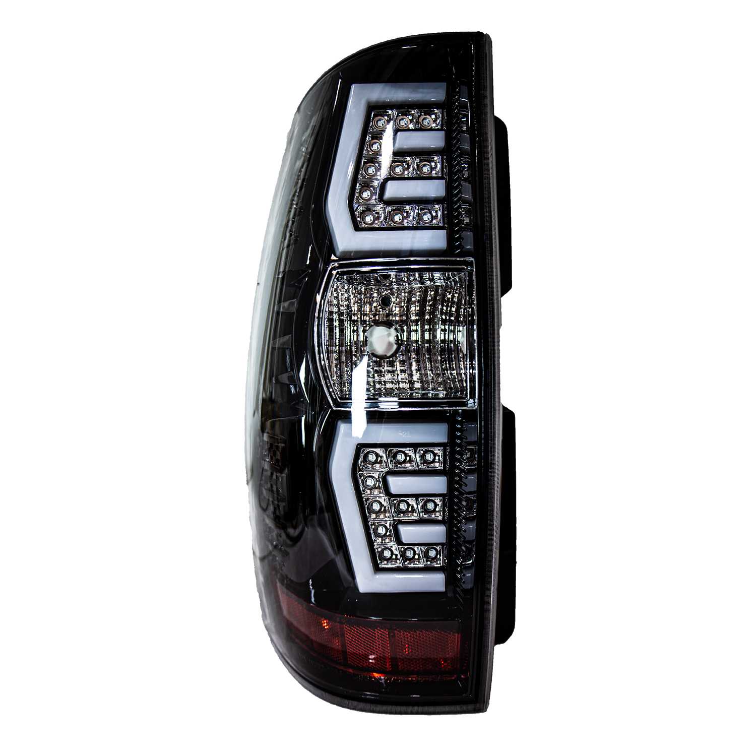 2007-2014 Chevy Suburban 1500 2500 / Tahoe LED Sequential Taillights - Gloss Black / Clear
