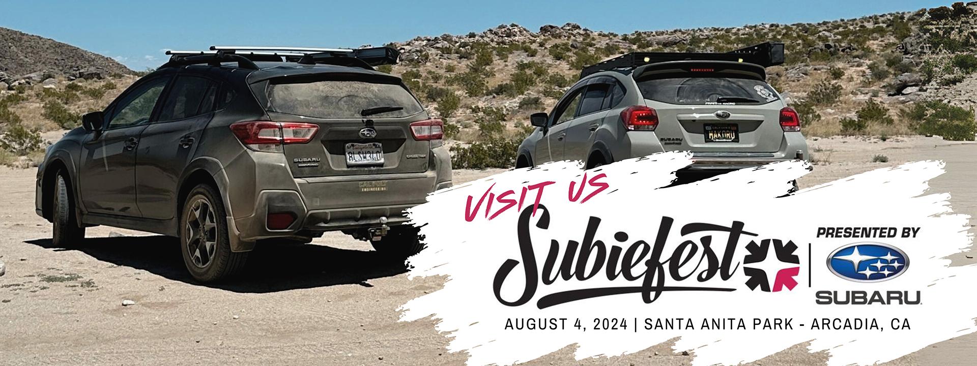 Announces TOP having a booth at this year's Subiefest and being involved in a niche group outside of Trucks/Jeeps