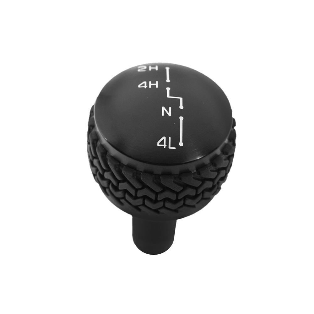 DV8 2007-2018 Jeep JK 4WD Shift Knob | Black - D-JP-180011-BK