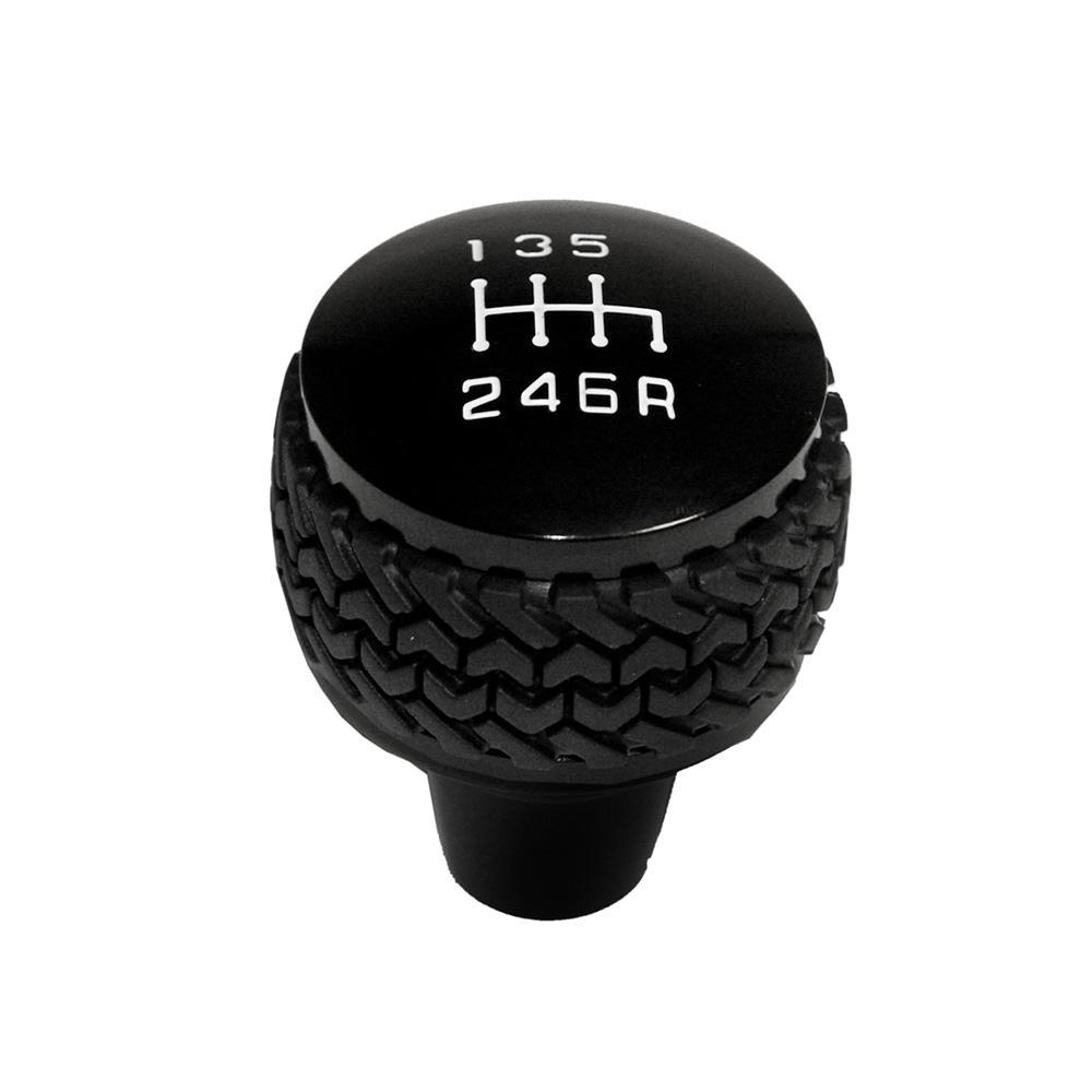 DV8 2011-2018 Jeep JK 6-Speed Shift Knob | Black - D-JP-181112-BK