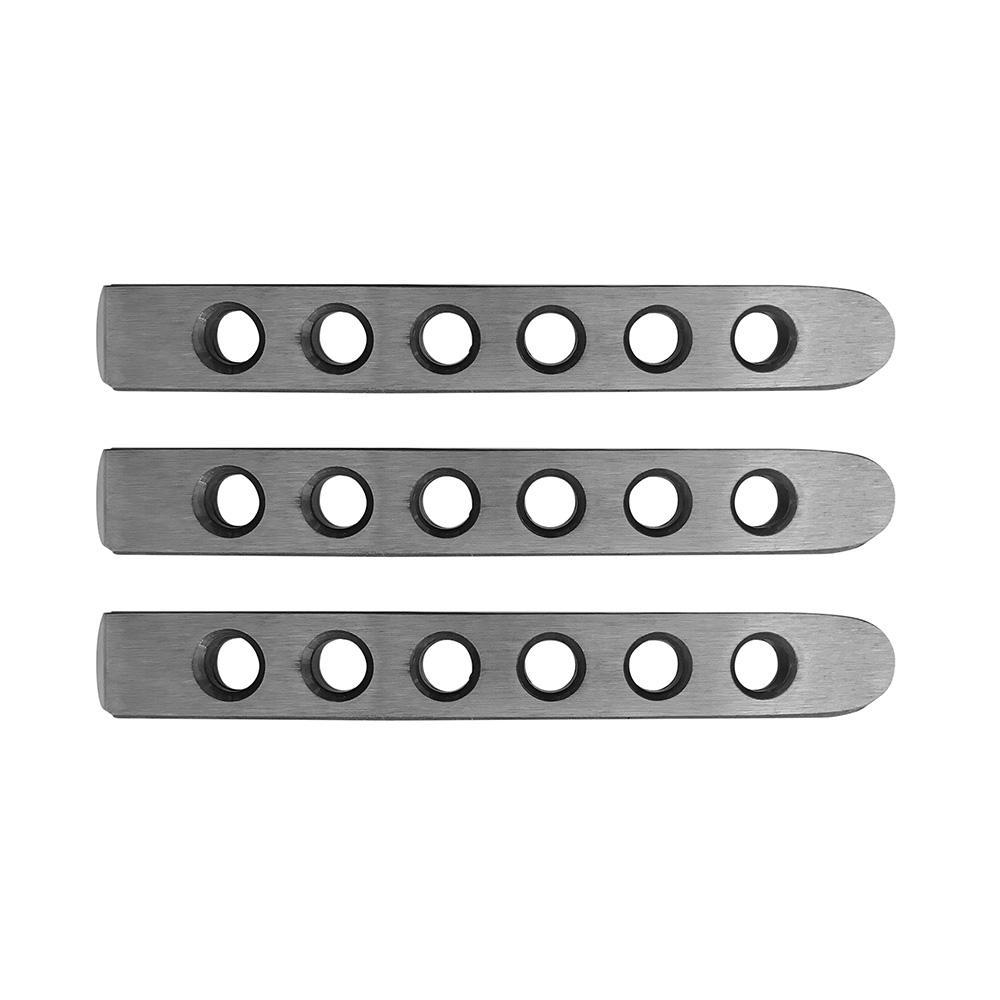 DV8 2007-2018 Jeep JK 2 Door Handle Inserts | 3 pcs | Silver - D-JP-190059-AL-3